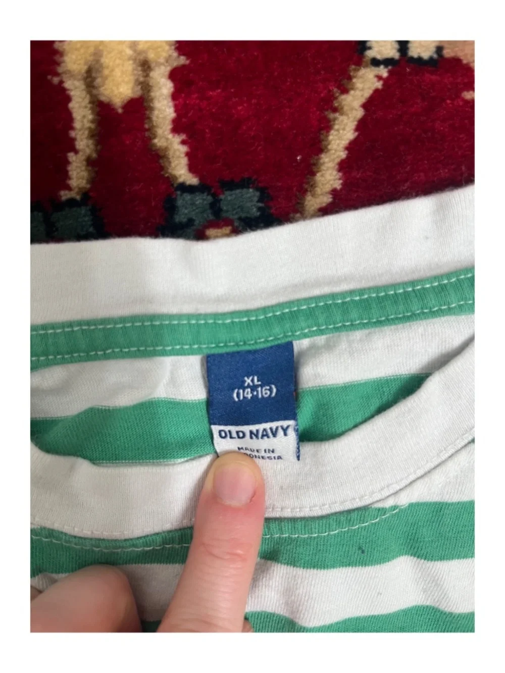 Cropped Stripe Old Navy Tee